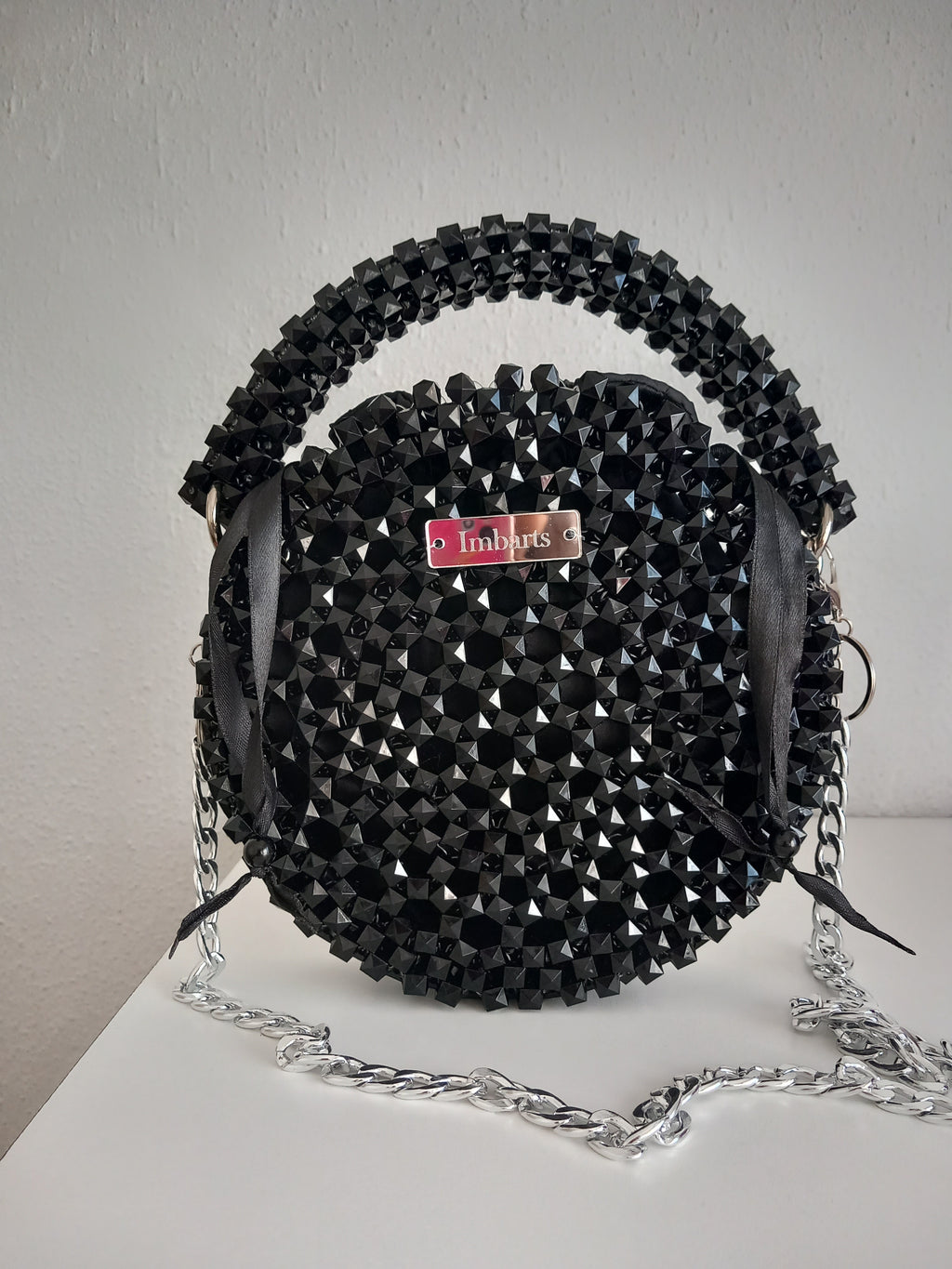 Round Beaded Bag