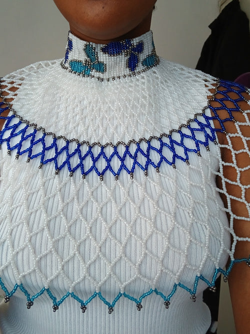 Butterfly Beaded Cape