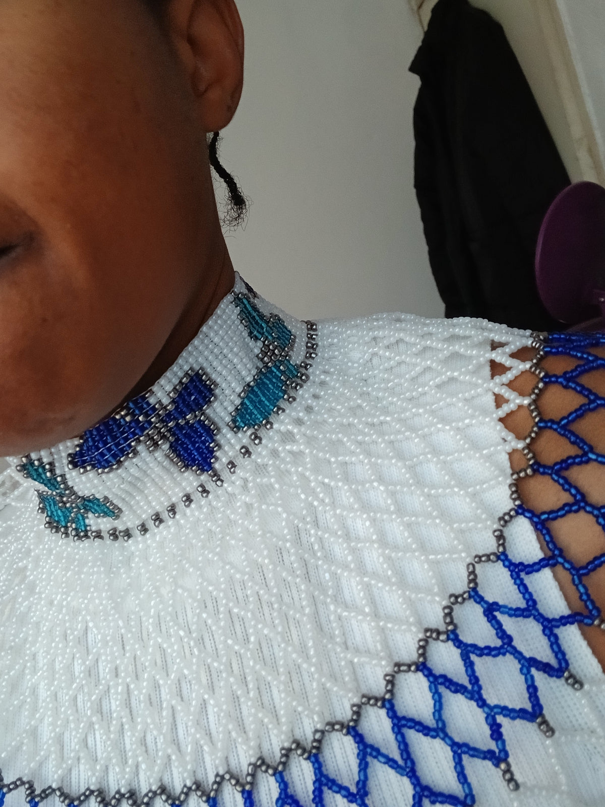 Butterfly Beaded Cape